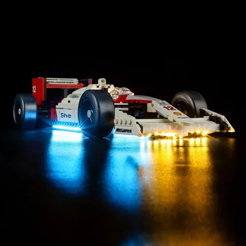 Vista 8 de GEAMENT Kit de luces de bloques de versión mejorada para el modelo de construcción Creator Expert Ford Mustang, compatible con el auto Lego 10265