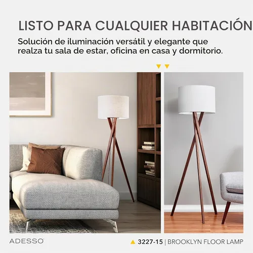 Vista 3 de Adesso – Lámpara de mesa/piso