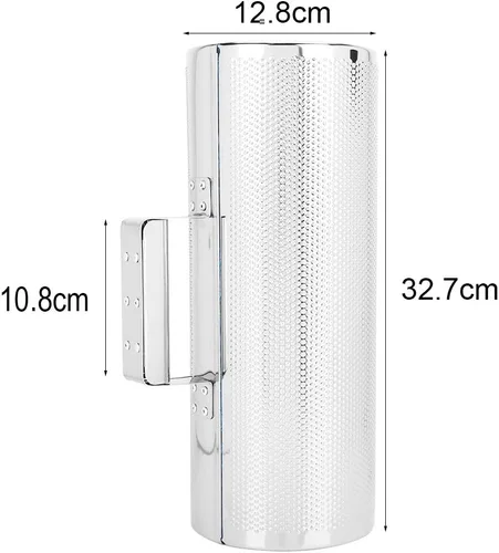 Vista 5 de Tbest Wiro Musical,Guiro Musical LP,Instrumento de percusión de acero inoxidable,5x12.8 '' con raspador