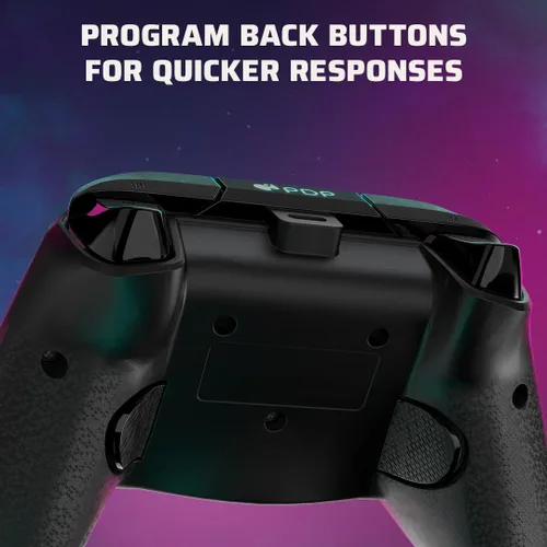Vista 4 de PDP Space Dust Bundle Pack Rematch Glow Advanced Wired Controller & AIRLITE Glow Wired Headset for Xbox Series XS, Xbox One, & Windows 1011 PC