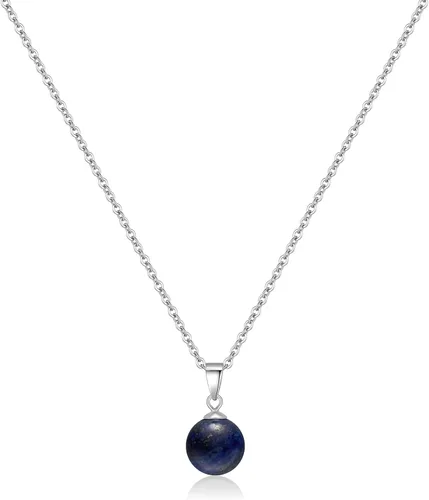 Vista 16 de Collar de jade natural para mujer, de plata de ley, ajustable, hecho a mano, con dije de jade verde, collar de cristal curativo, regalo de buena