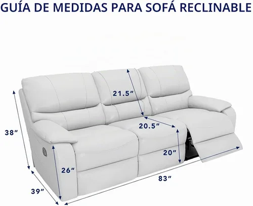Vista 6 de PureFit Fundas de Sofá Reversibles Resistentes al Agua para Sofá Reclinable de 3 Asientos - Funda Antideslizante para Sofá Reclinable Dividido de 3