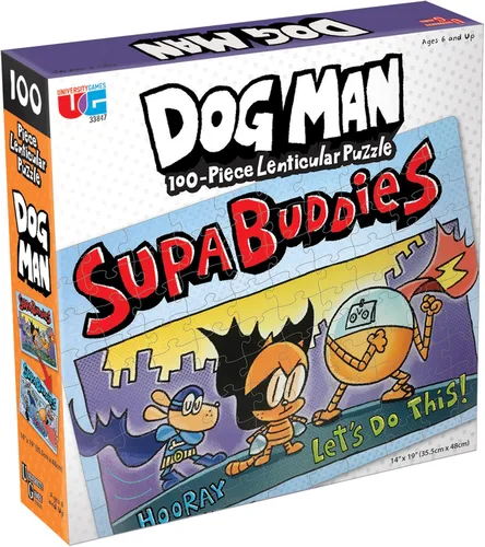 Vista 8 de Dog Man Adventures - Rompecabezas de 100 piezas para niños a partir de 6 años