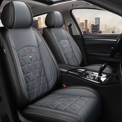 Vista 11 de Fundas de asiento delantero para Jeep Cherokee 2014-2023 2024 2025: Fundas de asiento de cuero transpirables e impermeables protector de asiento