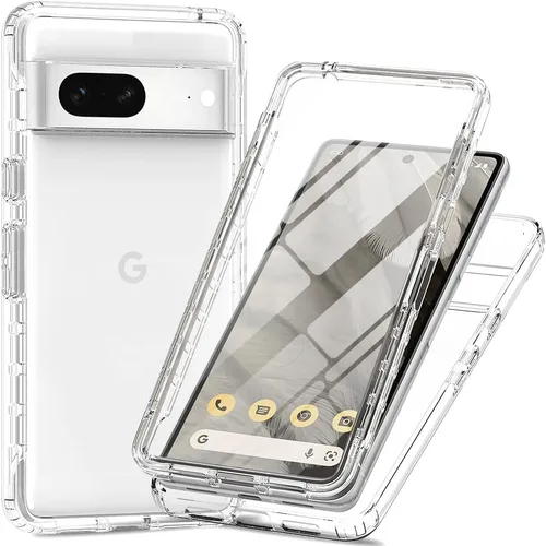 Vista 27 de Funda para Google Pixel 6A, funda a prueba de golpes con protector de pantalla para Google Pixel 6A 5G G1AZG GX7AS GB62Z GB17L, color negro