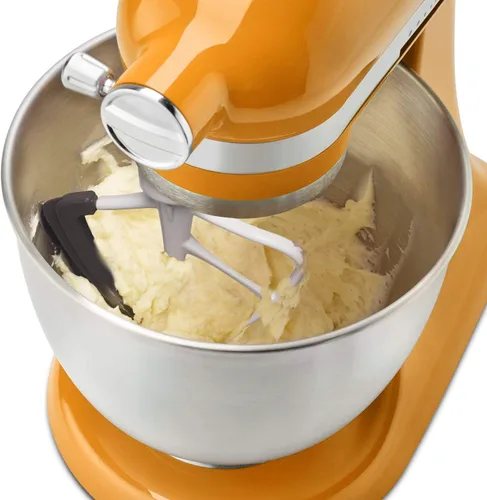 Vista 6 de KITCHPOWER 4,5-5 Quart Flex Edge - Batidora para cocina, soporte para cabeza, mezcladores, color blanco, Blanco