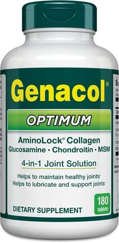 Vista 9 de Genacol Optimum - Suplemento para articulaciones de glucosamina, condroitina, MSM y colágeno ultrahidrolizado, mantiene articulaciones saludables