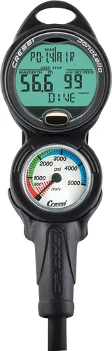 Vista 7 de Cressi Travelight - Paquete de buceo de 15 libras para computadora de buceo, bolsa regular de buceo GupG y antorcha de buceo Kraken