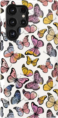 Vista 53 de Casely Funda para Galaxy S22 Ultra Todo por amor Orgullo Diseño protector delgado esencial de doble capa