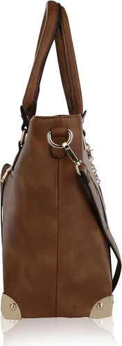 Vista 4 de Mia K Collection Yorkshire Crossbody Tote by Mia K