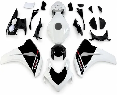 Vista 71 de US STOCK - Carenado blanco rojo naranja apto para Honda 2008-2011 CBR1000RR 006 Blanco Rojo Naranja