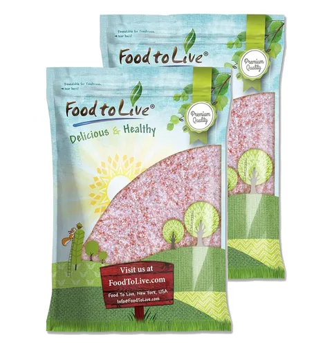 Vista 9 de Sal rosa del Himalaya, 8 onzas, grano grueso, sin aditivos, sin conservantes, vegano, kosher, a granel. Cristales gourmet puros. Embalado