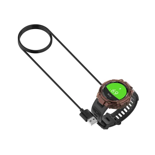 Vista 7 de Paquete de 2 cables de carga compatibles con Amaz-fit T-rex Watch Cable de carga de repuesto compatible con Amaz-fit GTR GTS