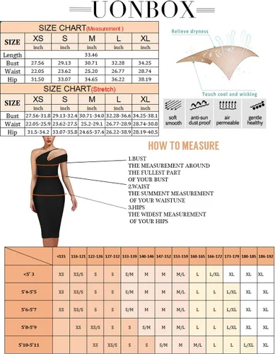 Vista 6 de UONBOX Vestido de moda para mujer, corte de un hombro, sin mangas, dividido, para club, fiesta, moda