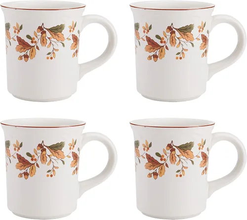 Vista 7 de Pfaltzgraff Autumn Berry - Juego de vajilla de 16 piezas, servicio para 4, multicolor