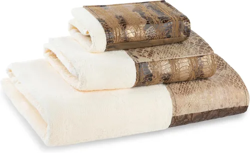 Vista 20 de Zahari Home Sinatra Juego de toallas de baño de 3 piezas: toalla de baño, toalla de mano y paño de limpieza, absorbentes, color negro