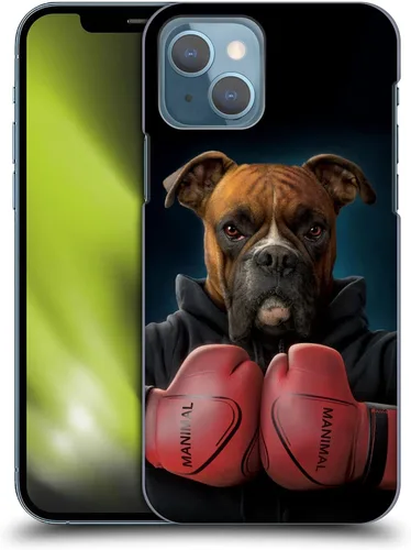 Vista 14 de Head Case Designs Officially Licensed Vincent HIE Beware of Dog Canidae Hard Back Case Compatible with Apple iPhone 13