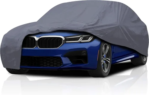 Vista 35 de USCarCover: Funda de coche de 5 capas para Cadillac CT4-V 2020-2026 Sedán 4 puertas, cobertura completa, ajuste semi personalizado, protección