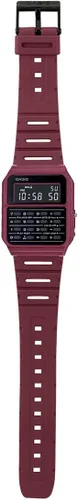 Vista 5 de Casio CA-53WF-4B Calculadora roja digital reloj para hombre original nuevo clásico CA-53 Blanco Digital