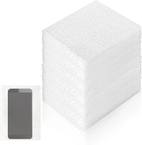 Vista 9 de 200 piezas de bolsas de plástico de burbujas, 4 x 6 pulgadas Bolsas de plástico de burbujas transparentes Materiales de embalaje para artículos