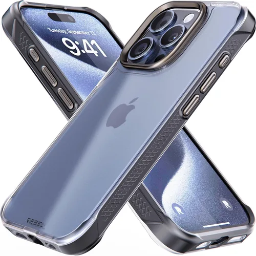 Vista 23 de Phone REBEL - Funda transparente para iPhone 14 Plus [Crystal Series Gen-4] Compatible con MagSafe Resistente, Antiarañazos, Sin Amarilleo