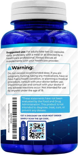Vista 3 de We Like Vitamins Diosmina Hesperidina 1000 mg – 180 cápsulas – Suministro para 90 días – Suplemento de diosmina y hesperidina – Ayuda a apoyar