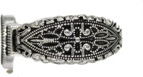 Vista 3 de Reloj de pulsera de estilo vintage fácil de leer para mujer (plata), plateado