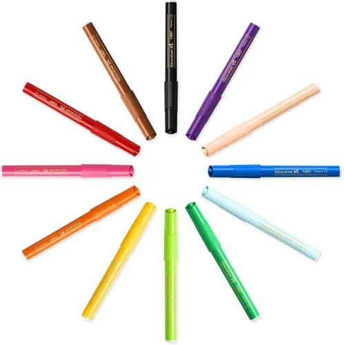 Vista 2 de Bic Kids Visa XL Bolígrafos para colorear (Wallet de 8)_Parent_SPIG9 Wallet x 12 829007