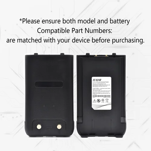 Vista 4 de Paquete de 2 baterías de 3.7 V 1500 mAh para nueva versión AR-6