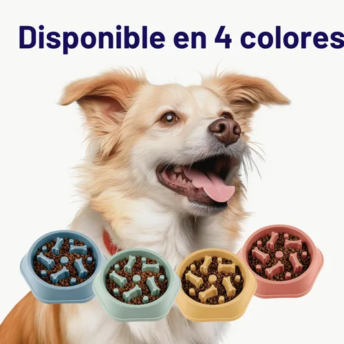 Vista 8 de Miracle Vet Tazones de alimentación lenta para perros que comen rápido, para perros pequeños y medianos, laberinto de rompecabezas para perros que