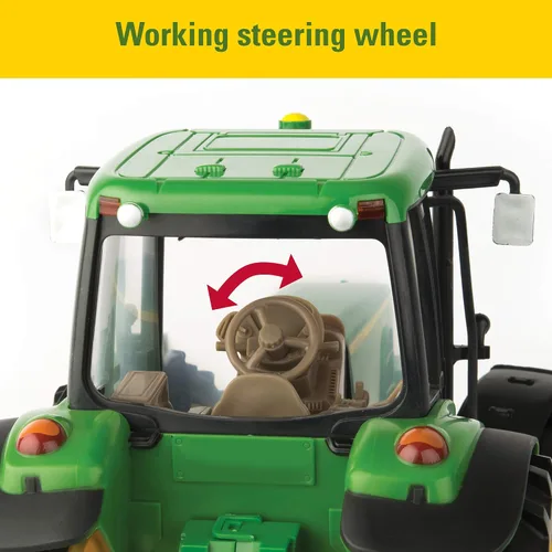 Vista 2 de 1/16 John Deere Big Farm 6930 Tractor con vagón Juego imaginativo para bebés