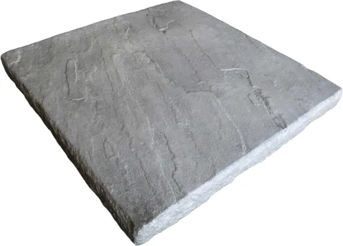Vista 5 de Moldes de goma de piedra fabricados para hormigón, textura de pizarra para pared y columna tapa/piedra de fuego/pavimentadora 20 '' de largo x 20