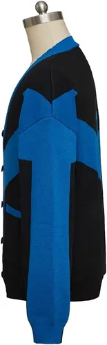 Vista 4 de Suéter de ala nocturna, chaqueta de punto, disfraz de superhéroe para hombre, trajes de Halloween