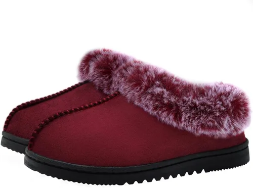 Vista 7 de UBXRIN Pantuflas cómodas de espuma viscoelástica para mujer Negro