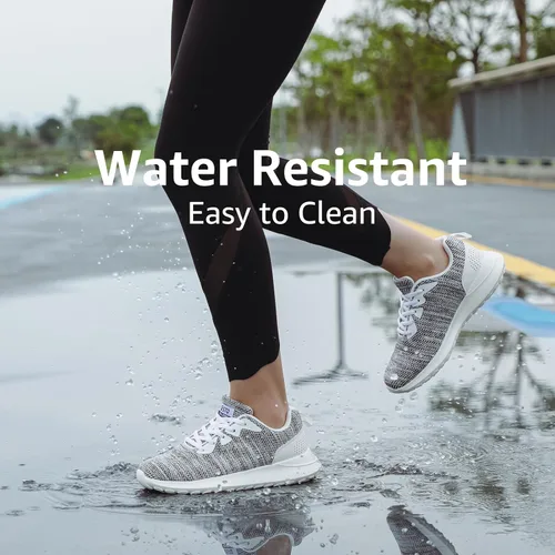 Vista 2 de STQ Zapatos deportivos para caminar resistentes al agua para mujer con soporte de arco