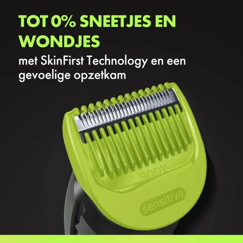 Vista 4 de Gillette Labs i5 Body + Intimate Trimmer Men Black/Green