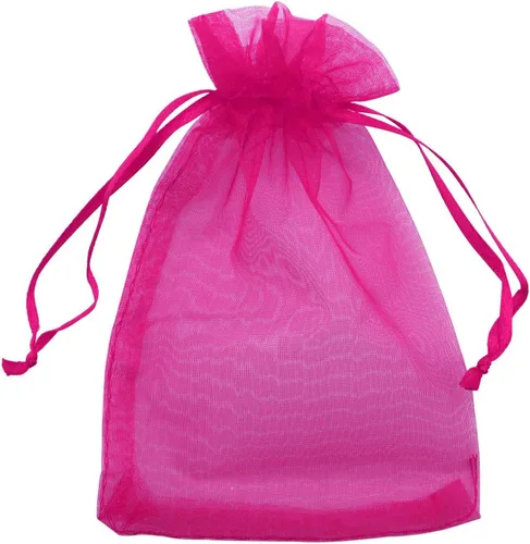 Vista 17 de Allgala 100 bolsas de regalo Orangza PF53400 con cordón, 8 x 12 pulgadas, surtidas