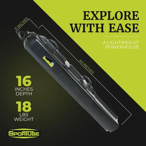 Vista 3 de Sportube Funda de esquí y snowboard Series 3 – Funda protectora de viaje para hasta 3 pares de esquís y equipo alpino, o 2 juegos de tablas