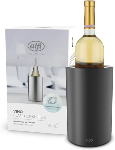 Vista 9 de alfi VINO, acero inoxidable pol., enfriador de botellas de acero inoxidable, para botellas de 0,70-1 l, mantener frío sin condensación agua ni