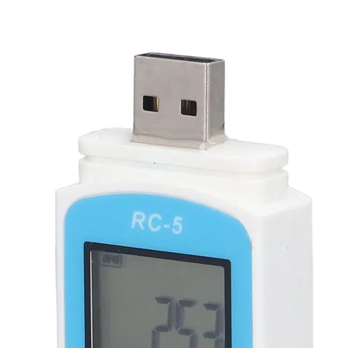Vista 8 de Fydun Registrador de datos de temperatura USB IP67 32000 lecturas registrador de datos de temperatura para cadena de frío para el hogar, estudio