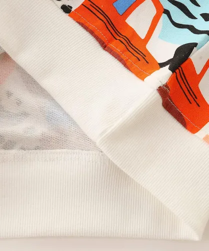 Vista 53 de Bumeex Sudaderas con cuello redondo para niños de 2 a 7 años