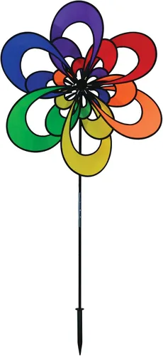 Vista 6 de In the Breeze 2675 Rainbow Windee Wheelz Flower Spinner