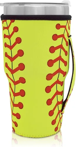 Vista 27 de Fundas Aislantes de Neopreno Portavasos con Asa para Vasos Tumbler de 20oz, Funda Reutilizable para Café Helado Para Tazas de Café de 30oz - 32oz