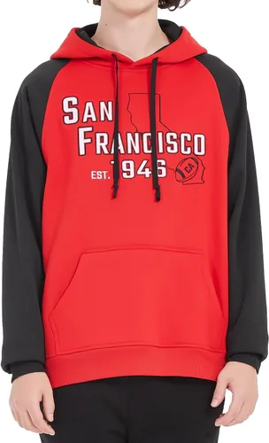 Vista 10 de RZUO Men Women Unisex City Classic Football Embroidery Sweatshirt Apparel Pullover Hoodie