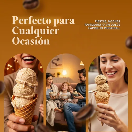 Vista 6 de Triple Scoop Mezcla de helado de café, gourmet, lista en 5 minutos, 1