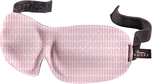Vista 18 de Bucky 40 Blinks Máscara de Ojos Sin Presión para Viajes y Sueño, Blue Atlas, Talla Única
