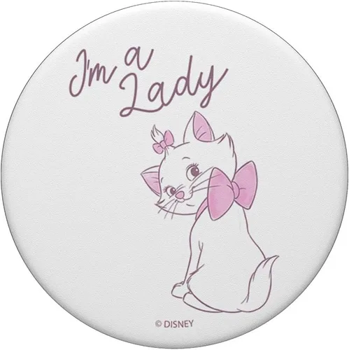Vista 3 de Disney Aristocats Marie I'm A Lady Portrait PopSockets intercambiables PopGrip