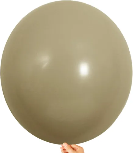 Vista 50 de KALOR Globos color morado ceniza de 18 pulgadas, 10 globos de látex mate, globos redondos grandes para bodas, baby shower, fiestas de cumpleaños