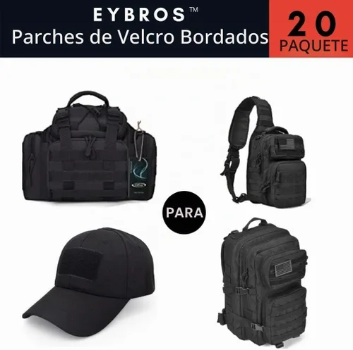 Vista 2 de Parche Moral Táctico, Conjunto de 20, Parches Militares Divertidos para Mochilas, Sombreros, Equipos del Ejército, etc.