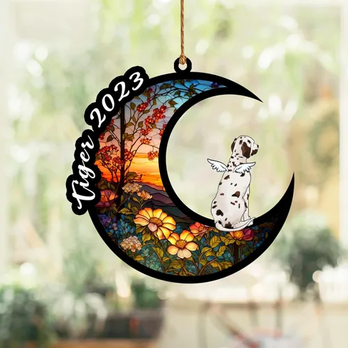 Vista 274 de Nazenti Atrapasoles conmemorativo para perros, adornos de Navidad personalizados para perros, adorno de Navidad, regalos conmemorativos para perros